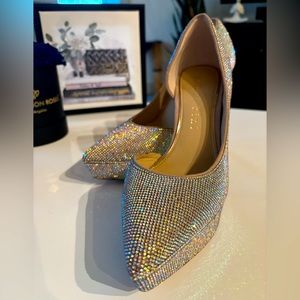 ✨ Gianni Bini Sparkling Heels – Size 9.5 ✨